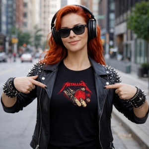 Tricou Metallica Mana Cu Inima, din bumbac 100%, tricou negru, Dama | Barbat - Img 6