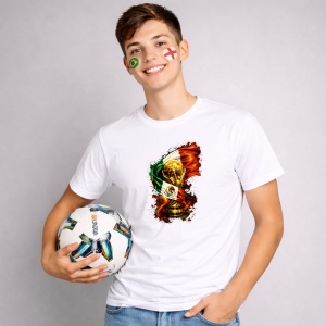 Tricou Mexico World Cup Fifa 2026, din bumbac 100%, tricou alb, Copii | Dama | Barbat