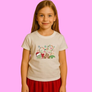Tricou Mickey Castle Christmas Fireworks, din bumbac 100%, tricou alb, Copii | Dama | Barbat - Img 2