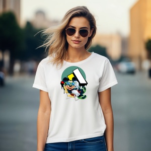 Tricou Mickey Sun Relax Now Tricou Alb - Copii | Dama | Barbat