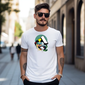 Tricou Mickey Sun Relax Now Tricou Alb - Copii | Dama | Barbat - Img 9