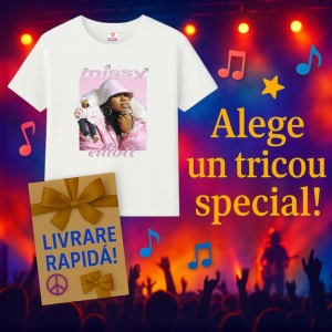Tricou Missy Elliott - Pink Fur, muzica Hip-Hop / Rap, Dama | Barbat | Copii - Img 10