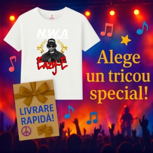 Tricou N.W.A - Cartoon Scene, muzica Pop Rock / Indie Pop, Dama | Barbat | Copii - Img 10