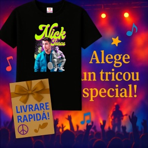 Tricou Nick Jonas, muzica Hip-Hop / Trap, Dama | Barbat | Copii, Culoare Negru - Img 11