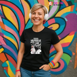 Tricou Nipsey Hussle, muzica Hip-Hop / Trap, Dama | Barbat | Copii, Culoare Negru - Img 13