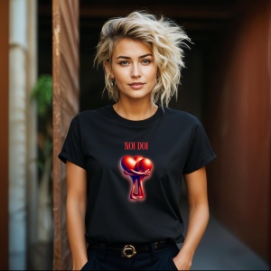 Tricou Noi doi suntem combinatia perfecta! Negru, Copii | Dama | Barbat - Img 12