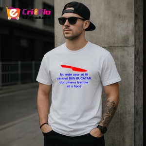 Tricou nu este usor sa fii bucatar cineva trebuie sa o faca mesaj haios, Copii | Dama | Barbat - Img 3