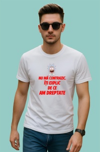 Tricou nu ma contrazic iti explic de ce am dreptate mesaj sarcastic, Copii | Dama | Barbat - Img 2