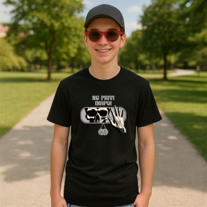Tricou nu privi inapoi Negru, Copii | Dama | Barbat - Img 7