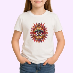 Tricou ochi mandala explozie solara, Copii | Dama | Barbat
