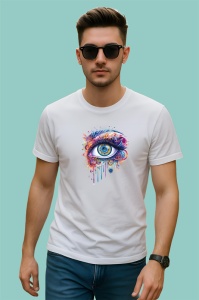Tricou ochi mandala profunzime abstracta fumurie, Copii | Dama | Barbat - Img 2