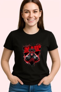Tricou One Blood Barbat Masca Neagra, Copii | Dama | Barbat, culoare negru - Img 3