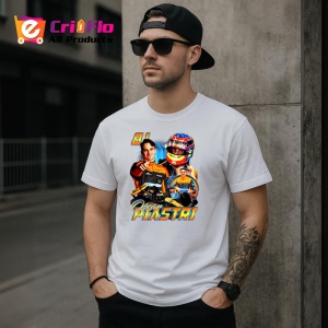Tricou Oscar Piastri Colaj Costum Portocaliu Mclaren Formula 1, Copii | Dama | Barbat - Img 5
