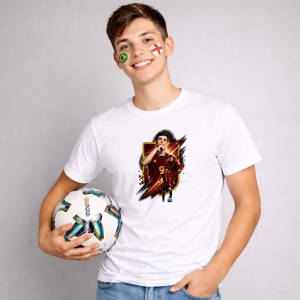 Tricou Pablo Martín Paez Gavira World Cup Fifa 2026, din bumbac 100%, tricou alb, Copii | Dama | Barbat - Img 2