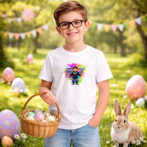 Tricou Paste 67 Roblox Boy Graffiti Easter Style, din bumbac 100%, tricou alb, Copii | Dama | Barbat - Img 7