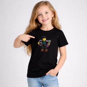 Tricou Paste 67 Roblox Boy Streetwear Color Splash Drip, din bumbac 100%, tricou negru, Copii | Dama | Barbat - Img 2