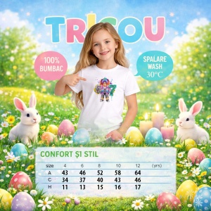 Tricou Paste 67 Roblox Girl Rainbow Drip Urban Style, din bumbac 100%, tricou alb, Copii | Dama | Barbat - Img 6