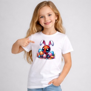 Tricou Paste Spiderman Paste Cos Oua Colorate Erou, din bumbac 100%, tricou alb, Copii | Dama | Barbat