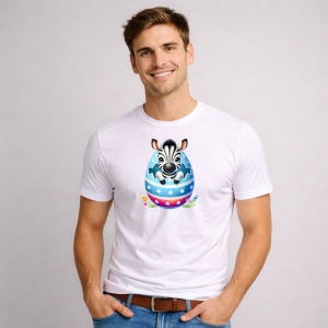 Tricou Paste Zebra Paste Ou Spart Colorat, din bumbac 100%, tricou alb, Copii | Dama | Barbat