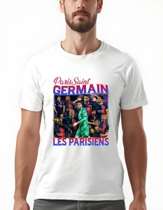 Tricou pentru barbati - Paris Saint Germain - Les Parisiens - PSG, Les Parisiens, echipa fotbal
