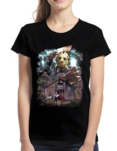 Tricou pentru dama - JASON, RUN ! - Img 1