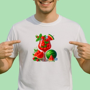 Tricou pepene in pahar - Copii | Dama | Barbat - Img 2