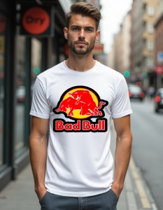 Tricou personalizat pentru barbati din bumbac 100% - Bad Bull