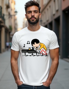Tricou personalizat pentru barbati din bumbac 100% - Freddie