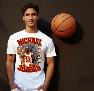 Tricou personalizat pentru barbati NBA Michael Jordan 23