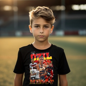 Tricou personalizat pentru copii cu fotbalistul Mesut Özil