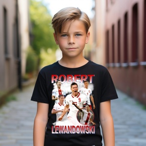 Tricou personalizat pentru copii cu Robert Lewandowski