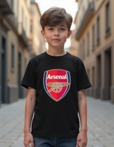 Tricou personalizat pentru copii din bumbac 100% - Echipa De Fotbal - Arsenal - Img 2
