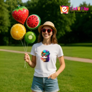 Tricou Pisica cu ochelari mari si cana cu aburi aurii Copii | Dama | Barbat