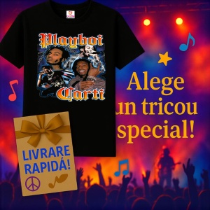 Tricou Playboi Carti, muzica RAP, Dama | Barbat | Copii, Culoare Negru - Img 11