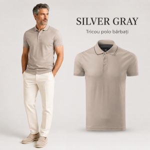 Tricou Polo Bărbați 259 Grand, 100% Bumbac Mercerizat, Guler Polo cu 3 Nasturi, S–3XL, 6 Culori - Img 15