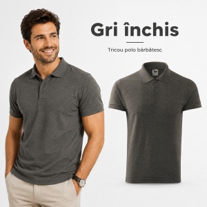 Tricou Polo Bărbați Malfini Cotton 212, 100% Bumbac, 170 g/m², Guler Polo, 16 Culori, Mărimi S-3XL - Img 18