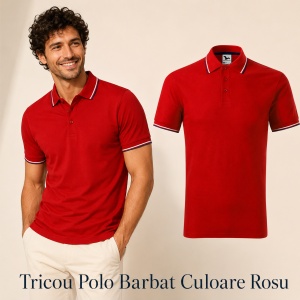 Tricou polo bărbați Malfini Premium, model Focus 232, material plăcut și rezistent, 65% bumbac, 35% poliester, ideal casual și office - Img 17
