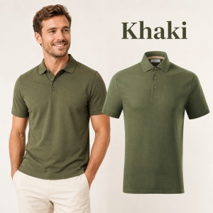 Tricou Polo Bărbați Malfini Prime GOTS 234, 100% Bumbac Organic, 200 g/m², Mărimi S 3XL, 9 Culori - Img 15