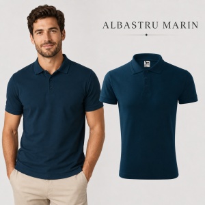 Tricou Polo Bărbați simplu, Malfini – Casual Office,Regular Fit, Bumbac 65% 38 Culori, S-5XL - Img 15