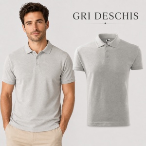 Tricou Polo Bărbați simplu, Malfini – Casual Office,Regular Fit, Bumbac 65% 38 Culori, S-5XL - Img 25