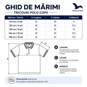 Tricou Polo Copii - Set de 3 Bucăți tricouri polo copii fete si baieti - Img 4