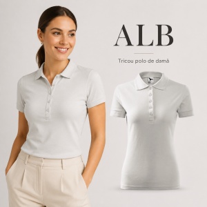 Tricou Polo Damă Malfini 210 Pique, Croială Cambrată, 200 g/m², Mărimi XS–3XL,65% Bumbac, 36 Culori - Img 16