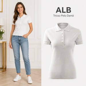Tricou Polo Damă Malfini Pique Polo Free F10 – 65% Bumbac, 200 g/m², Label Free, XS–2XL - Img 25