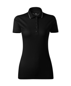 Tricou polo dama de culoare negru