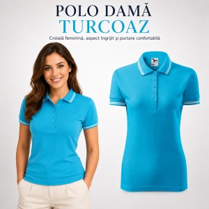 Tricou Polo Damă Malfini Urban 220 – 19 Culori, XS–2XL - Img 27