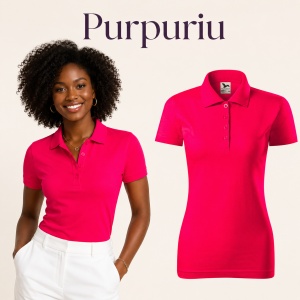 Tricou Polo Damă model simplu tip Tommy - Img 20