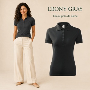Tricou Polo Damă Pique Polo, Croială Cambrată, 36 Nuanțe, Mărimi XS–3XL - Img 44