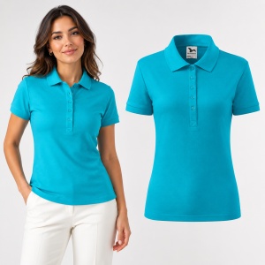 Tricou Polo Damă Slim Fit 100% Bumbac – Casual Office, Guler Polo, XS-2XL | 13 Culori | 216 - Img 13