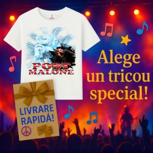 Tricou Post Malone - Ice Theme, muzica RAP, Dama | Barbat | Copii - Img 5