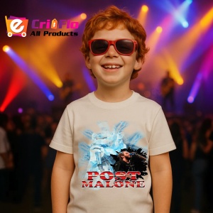 Tricou Post Malone - Ice Theme, muzica RAP, Dama | Barbat | Copii - Img 10
